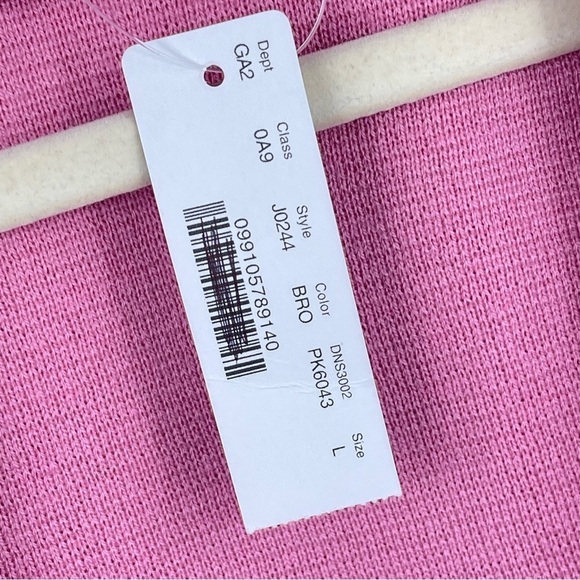 J. Crew Womens size Large Sophie Open Sweater Cardigan Bohemian Rose pink NWT - Picture 10 of 10